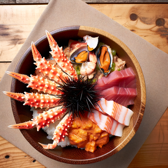 Seafood Donburi